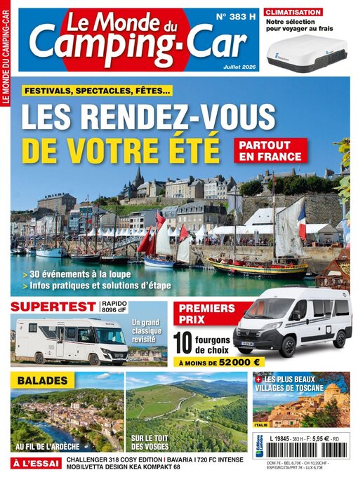 Cover image for Le monde du camping-car